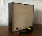 Wooden Back Panel - Black Cord - Type A Plug