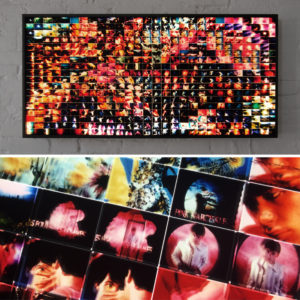 Mini-Cinema Lightbox - Pink Narcissus Selection 22x46 Grid - Light Art by Hugo Cantin