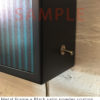 Black Metal Frame and Toggle Switch Sample Lightbox