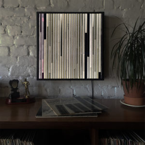 The Beatles Help - Black Metal 18x18 Lightbox In Situ