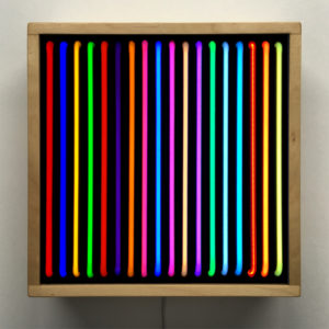 Faux Neon - Double Print Optical Effect - 12×12 Lightbox by Mini-Cinema