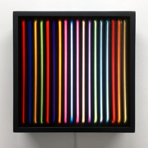 Faux Neon - Double Print Optical Effect - 12×12 Lightbox by Mini-Cinema -BLK