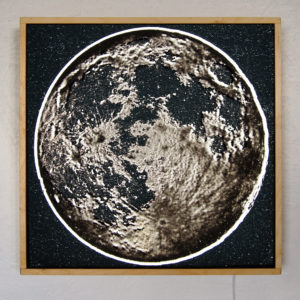 Full Moon from Space – 20x20 Led Lightbox by Mini-Cinema