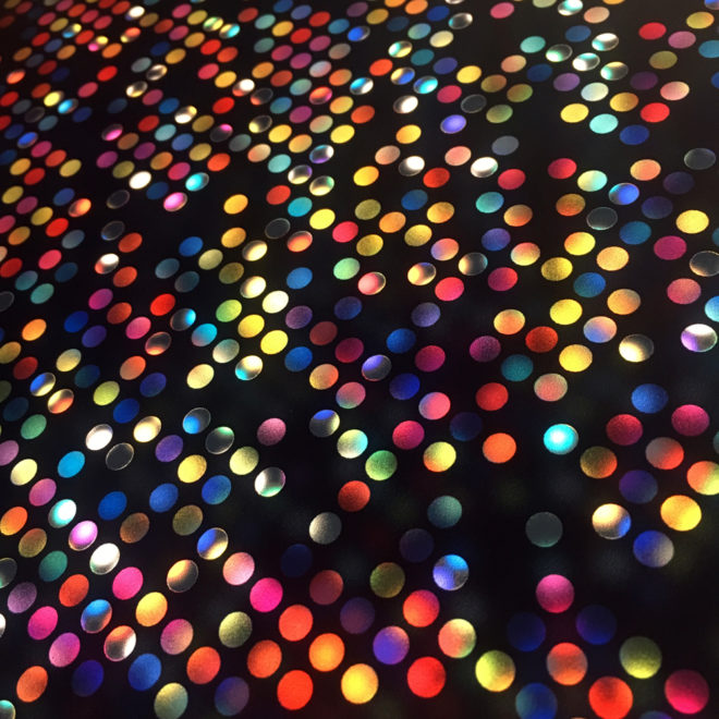 Lite Brite #2 - Colorful Dots Optical Effect - 12×12 Lightbox by Mini-Cinema (Detail 1)