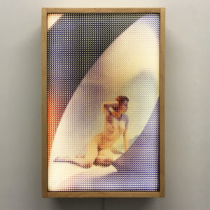 Paradies 1960s Magazine - Pixelated Glamour Girl - 18x12 Lightbox by Mini-Cinema