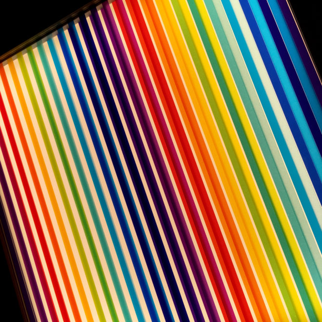 Prismacolor #1 Rainbow Optical Effect - 12×12 Lightbox by Mini-Cinema (Detail 1)