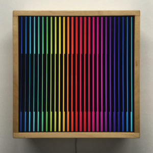 Prismacolor Interference #2 Rainbow Optical Effect - 12×12 Lightbox by Mini-Cinema