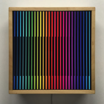 Prismacolor Interference #2 Rainbow Optical Effect - 12×12 Lightbox by Mini-Cinema