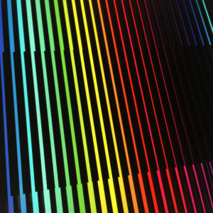 Prismacolor Interference #2 Rainbow Optical Effect - 12×12 Lightbox by Mini-Cinema (Detail 2)