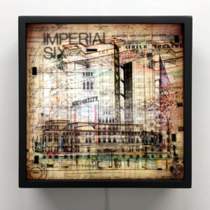 Toronto Architecture Department - Mid Century Sketches v2 - 12x12 Lightbox by Mini-Cinema