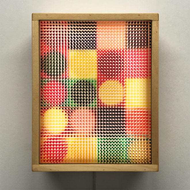 Geometric Abstraction Mid-Century Psychedelia - 11x9 Lightbox by Mini-Cinema