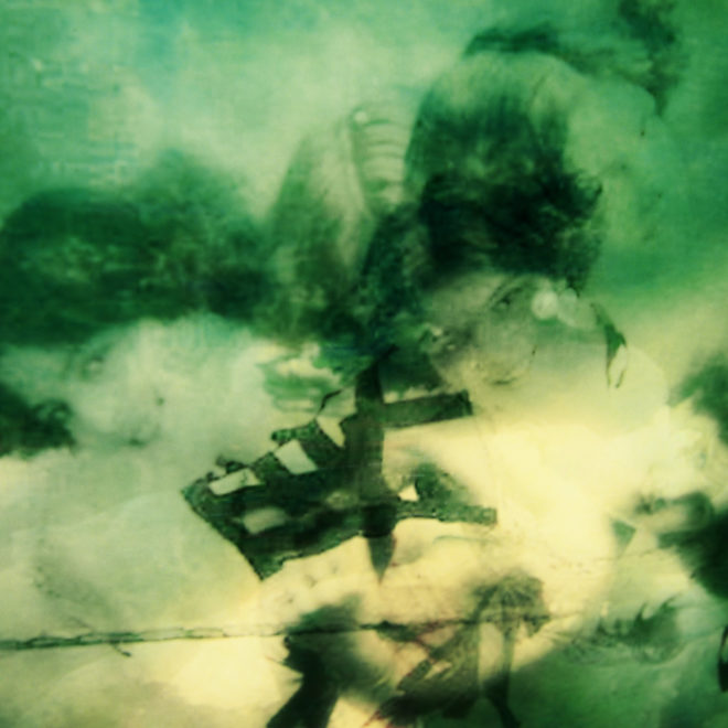 Vanishing CanCan Dancer - 1910s Postcards Mashup - 18x12 Lightbox by Mini-Cinema (Detail2)