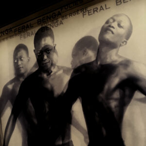 Vanishing Dancer Feral Benga 1930s Burlesque Folies Bergeres - 11x9 Lightbox by Mini-Cinema (Detail)