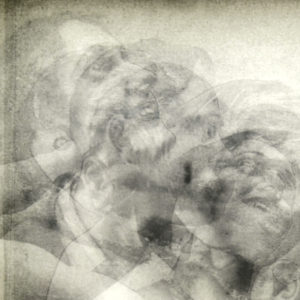 Vanishing Lovers Kiss - Multiple Print Depth Effect - 11x9 Lightbox by Mini-Cinema (Detail)