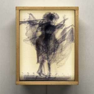 Vanishing Muybridge Dancing Fancy - 11x9 Led Lightbox by Mini-Cinema