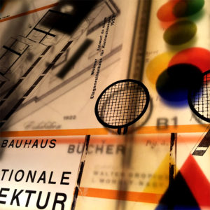 Bauhaus Architecture Mashup & Color Theory - 12x12 Lightbox