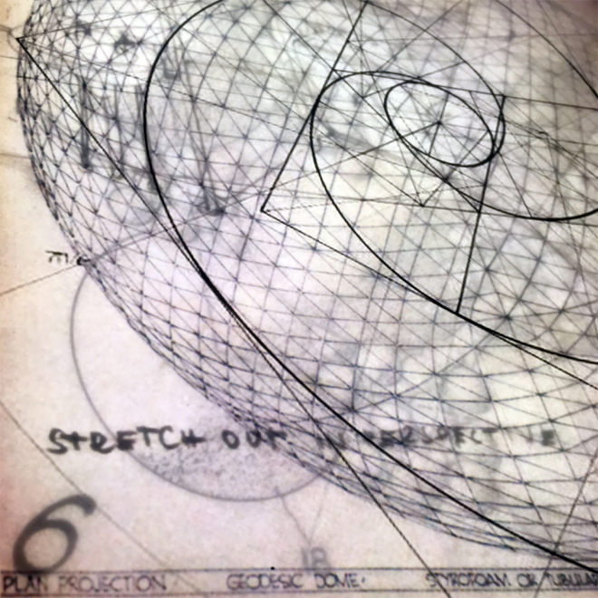 Bucky's Masterplan #3 - Mid Century Architecture Sketches - 12x12 Lightbox by Mini-Cinema (Detail 2)