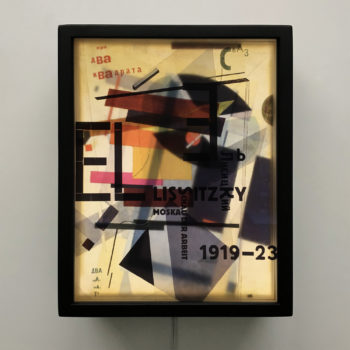El Lissitzky Proun Mashup - Multiple Print Depth Effect - 11x9 Lightbox by Mini-Cinema