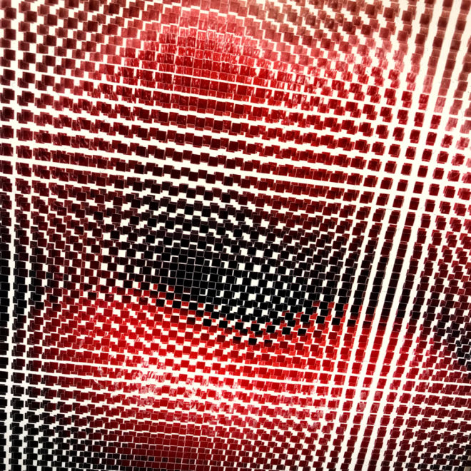 Pixelated Red Lips #2 - Image Deconstruction - 12x12 Lightbox by Mini-Cinema