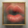 Pixelated Red Lips #2 - Image Deconstruction - 12x12 Lightbox by Mini-Cinema