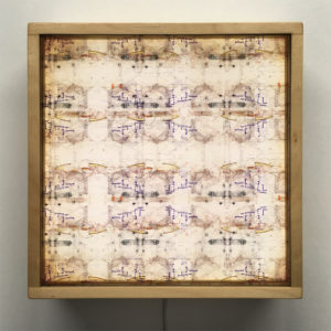 FLW Tapestry #1 - Mid Century Architecture Sketches - 12x12 Lightbox