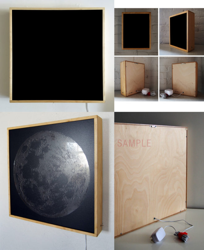Mini-Cinema Plywood frame sample + Back panel
