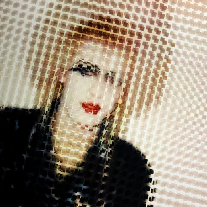 Pixelated 80s London Punk - Image Deconstruction - 12x12 Lightbox by Mini-Cinema