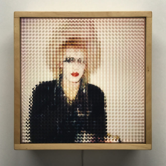 Pixelated Kinga Diamond Club - 12x12 Lightbox