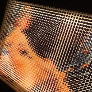 Pixelated Grande Odalisque - Ingres Homage - 12x18 Lightbox by Mini-Cinema