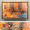 Pixelated Mid-Century Motel Living Room - 12x18 Lightbox by Mini-Cinema