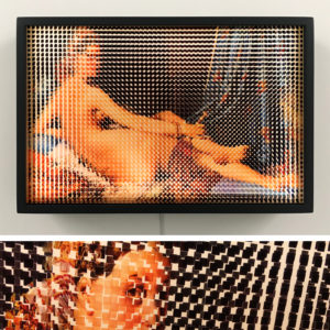 Pixelated Grande Odalisque - Ingres Homage - 12x18 Lightbox by Mini-Cinema-