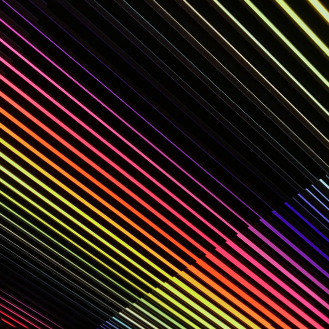 Prismacolor Interference #3 Rainbow Optical Effect - 12×12 Lightbox