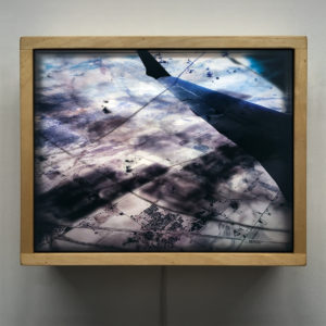 Flying over Kansas - Multiple Print Depth Effect - 11x9 Lightbox by Mini-Cinema / Hugo Cantin