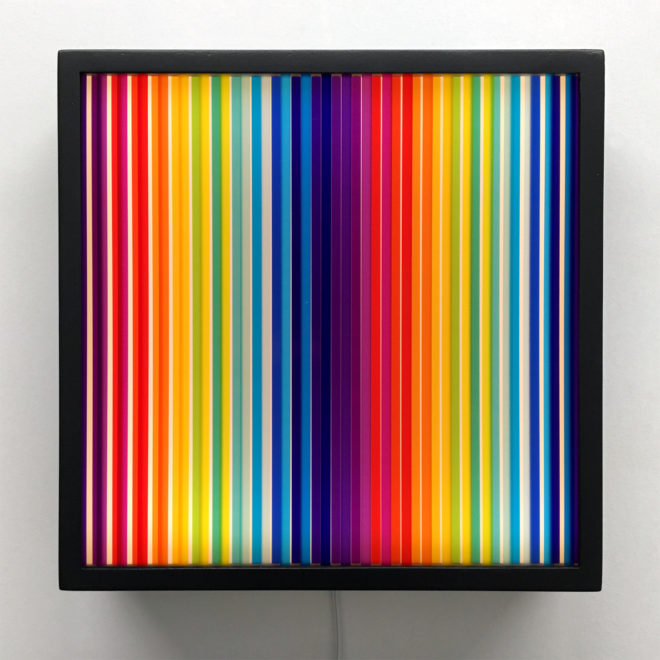 Prismacolor #1 Rainbow Optical Effect - 12×12 Lightbox by Mini-Cinema -BLK
