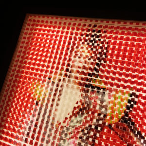 Pixelated Ziggy Stardust - Bowie Homage - 11x9 Lightbox by Mini-Cinema / Hugo Cantin