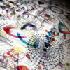 Color Systems Mashup #3 - Multiple Print Depth Effect - Lofty Large-scale 36×36 Lightbox by Mini-Cinema / Hugo Cantin