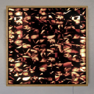 Luminous Skins Selection 1971 Psychedelic Film Mashup – 20×20 Lightbox by Mini-Cinema / Hugo Cantin