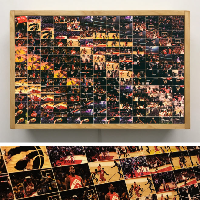 Toronto Raptors NBA Champs - Finals Highlights - 12x18 Lightbox