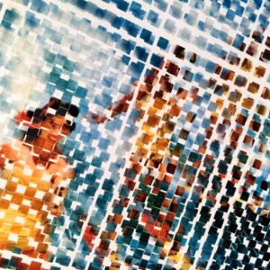 Pixelated Vintage Water Ski Team- 11x9 Lightbox by Mini-Cinema / Hugo Cantin
