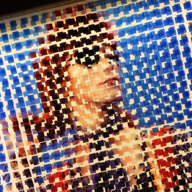 Pixelated Ziggy Stardust - Bowie Homage - 12x12 Lightbox by Mini-Cinema