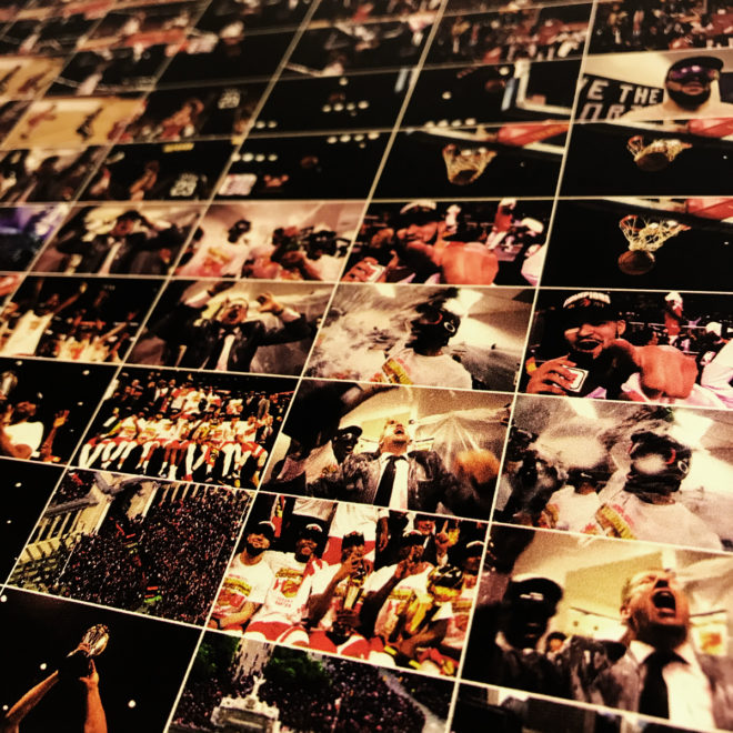 Toronto Raptors NBA Champs - Finals Highlights - 12x18 Lightbox