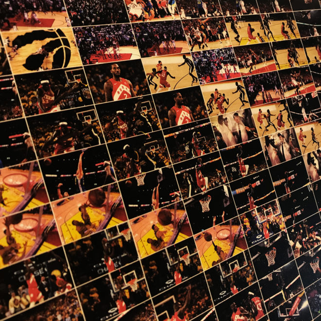 Toronto Raptors NBA Champs - Finals Highlights - 12x18 Lightbox