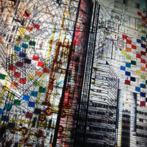 The Architect Masterplan - Multiple Print Depth Effect - Lofty Large-scale 36×36 Lightbox by Mini-Cinema / Hugo Cantin