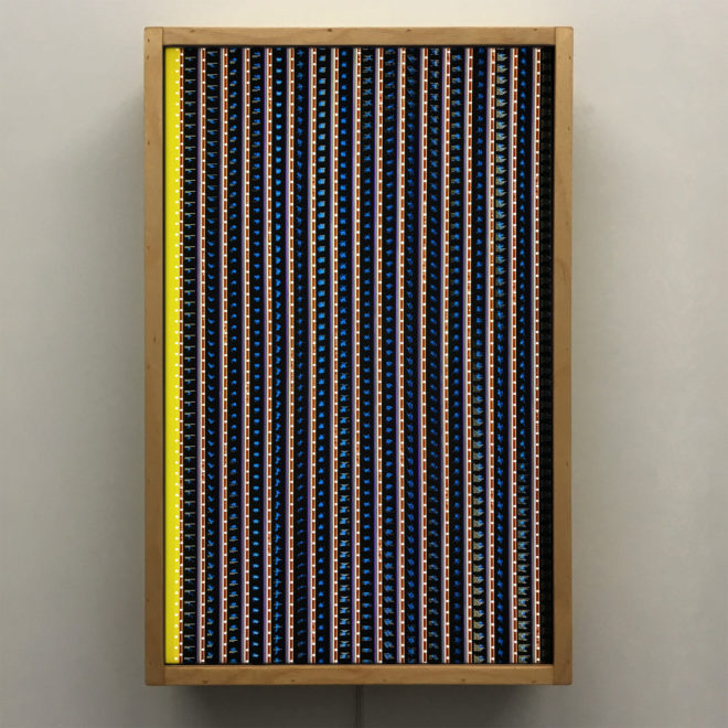 Film Generique 1978 - 16mm Film Collage - 18x12 Lightbox by Hugo Cantin : Mini-Cinema _front