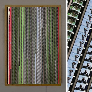 SuperTest Golf Mania 1967 Ladies Open LPGA Tour - 16mm Film Collage - 30x20 Lightbox by Mini-Cinema -ply