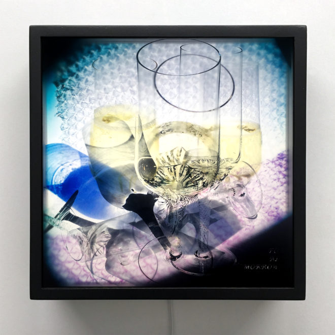 All Tomorrow’s Parties – Multiple Print Depth Effect – 12×12 Lightbox by Mini-Cinema -BLK