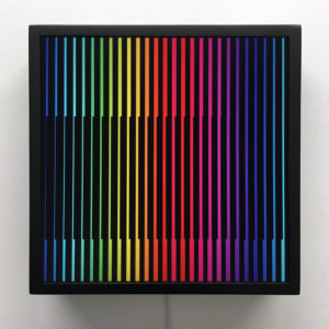 Prismacolor Interference #2 Rainbow Optical Effect - 12×12 Lightbox by Mini-Cinema -BLK