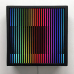 Prismacolor Interference #2 Rainbow Optical Effect - 12×12 Lightbox by Mini-Cinema -BLK