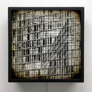Structural Forms - Mid Century Architecture Sketches - 12x12 Lightbox by Hugo Cantin / Mini-Cinema
