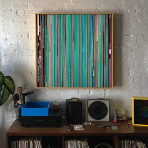 Dolphins 1983 National Geographic Doc - 16mm Film Collage - Lofty 30x30 Lightbox by Hugo Cantin : Mini-Cinema _insitu